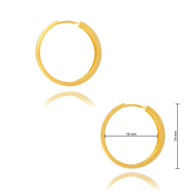 Goldmine 22 karaat gouden Oorbellen