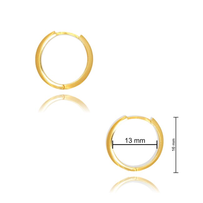 Goldmine 22 karaat gouden Oorbellen