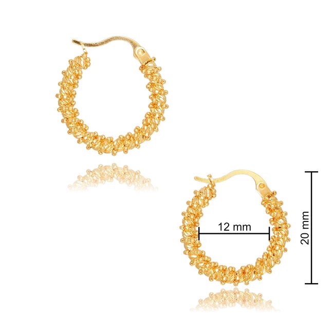 Goldmine 22 karaat gouden Oorbellen