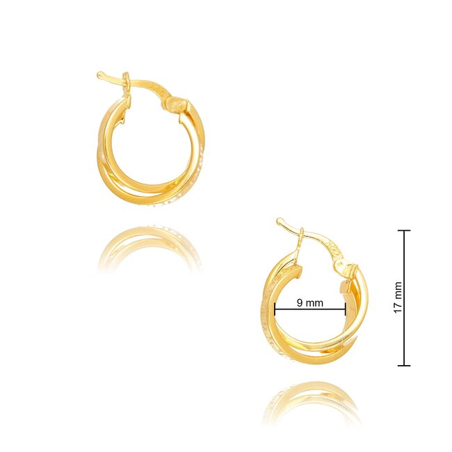 Goldmine 22 karaat gouden Oorbellen