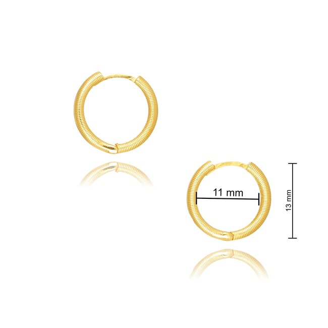 Goldmine 22 karaat gouden Oorbellen