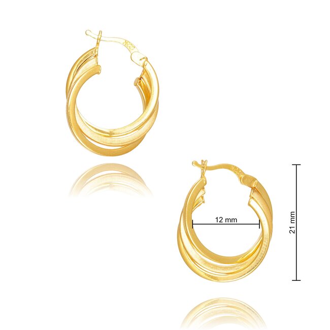 Goldmine 22 karaat gouden Oorbellen