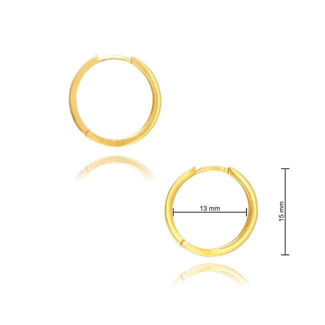 Goldmine 22 karaat gouden Oorbellen