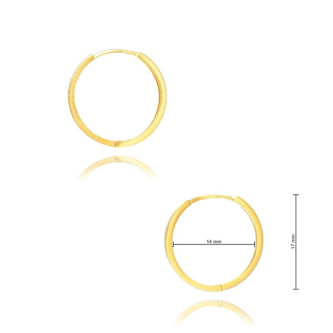 Goldmine 22 karaat gouden Oorbellen