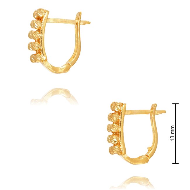 Goldmine 22 karaat gouden Oorbellen