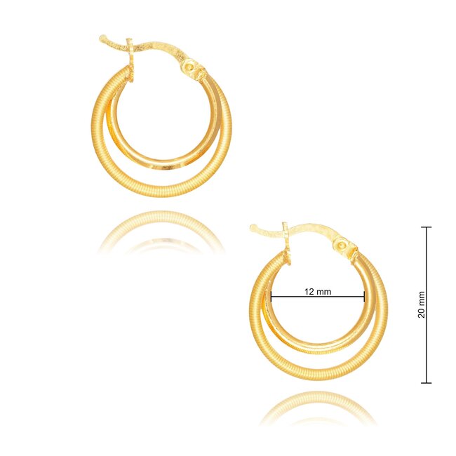 Goldmine 22 karaat gouden Oorbellen