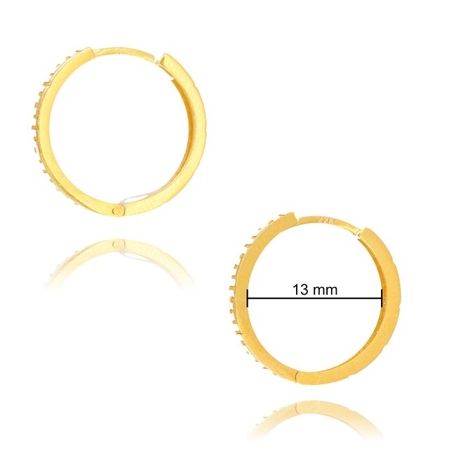 Goldmine 22 karaat gouden Oorbellen