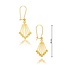Goldmine Gouden oorbellen met Dorika details