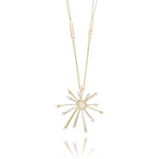 Stervormig Collier met Zirkonia