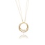 Cirkel Collier met Zirkonia Bloemdesign