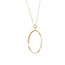 Ovaal Collier met Zirkonia