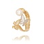 Vlinder Ring met Parel