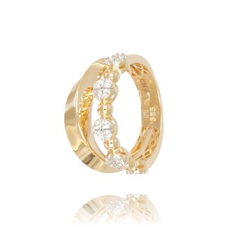 Gouden Ring met Zirkonia