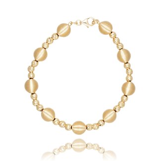 Gouden Bolletjes Armband