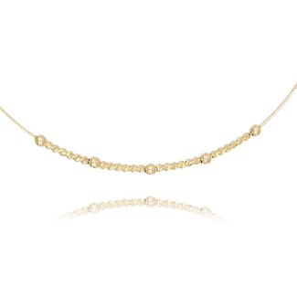Gouden Dorika Ballen Ketting