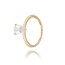 Peervormige Swarovski Ring