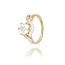 Gouden Swarovski Wave Ring