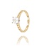 Gouden Filigraan Solitair Ring
