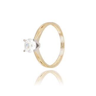 Gouden Klassieke Solitair Ring