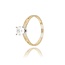 Gouden Klassieke Solitair Ring