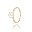 Gouden Swarovski Solitair Ring
