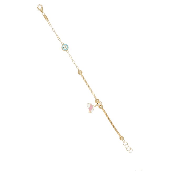 14 krt gouden kinder armbanden