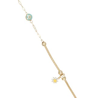 Kinderarmband Bloem Nazar