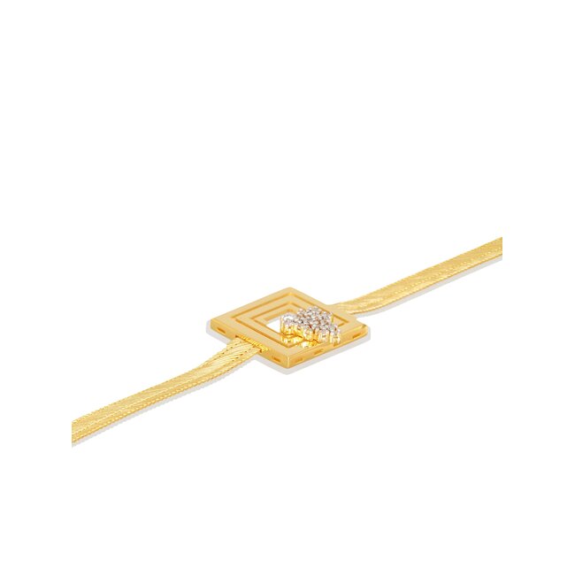 Trabzon Hasır armband met diamantcluster