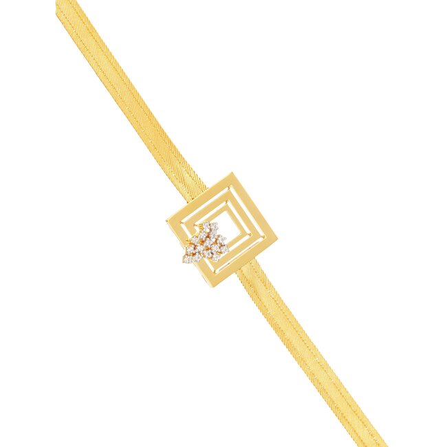 Trabzon Hasır armband met diamantcluster