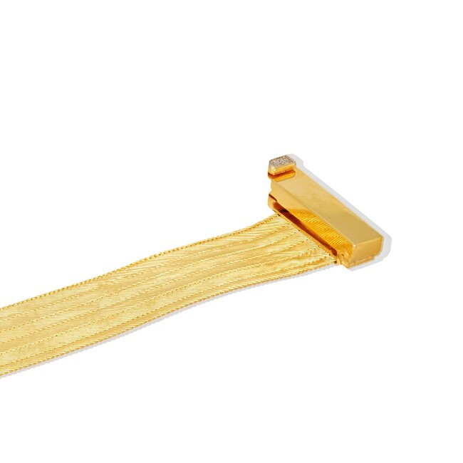 Trabzon Hasır armband 6 rijen met diamant