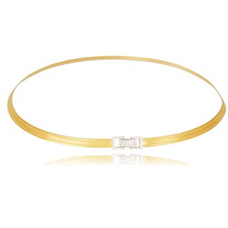 Luxe Hasır Ketting met Vierkante Sluiting
