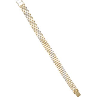 Yeomju 6-delige Gouden Armbanden Set – Verstelbaar, 14K Verguld, Minimalistisch Design Voor Feesten