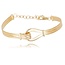 Elegante Hasır Armband met Gouden Sluiting