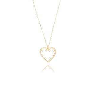 Open Hart Collier Zirkonia