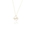 Klaver Collier Baguette Zirkonia