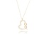 14 krt gouden collier