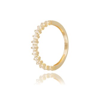 Zirkonia Rijring Goud