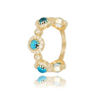 Evil Eye Ring Turquoise