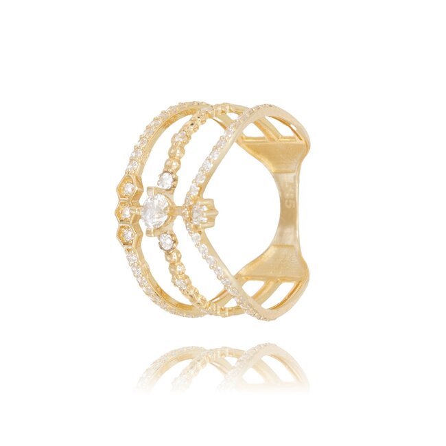 14 krt gouden ring