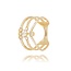 Kroonvormige Zirkonia Ring
