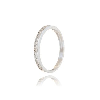 Witgouden Pavé Ring
