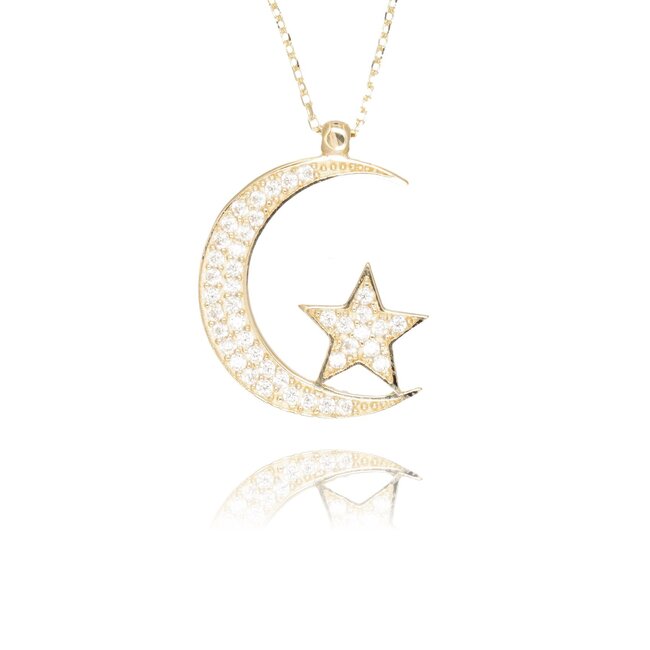 14 krt gouden collier