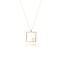 Open Vierkant Collier