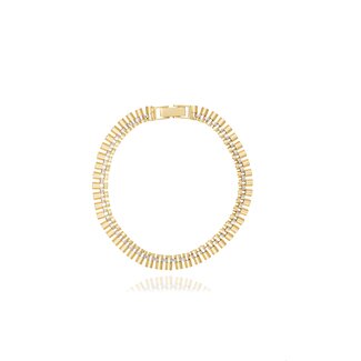 Tweekleurige Gouden Armband