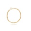 Goldmine Gouden Armband met Platte Ovale Schakels