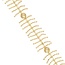 Goldmine Gouden Armband met Bolletjes en Takjes