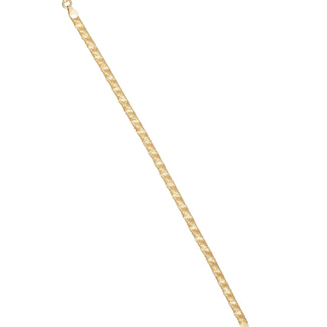 Goldmine 18 Karaat Gouden Armband met Gewikkeld Draad