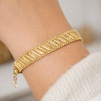 Goldmine Gouden mix Armband