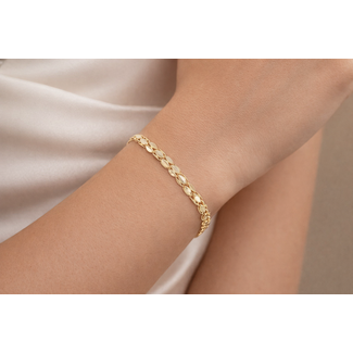 Goldmine Gouden burma Armband
