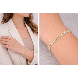 Goldmine Gouden bolletjes Armband